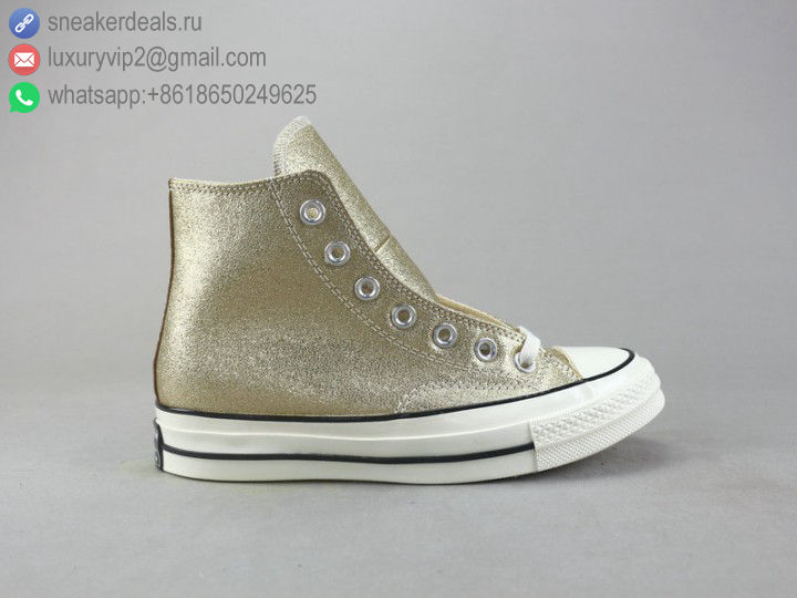 CONVERSE 1970 HIGH GOLD LEATHER WOMEN SKATE SHOES